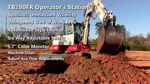 Takeuchi TB280FR Operator Station Feature