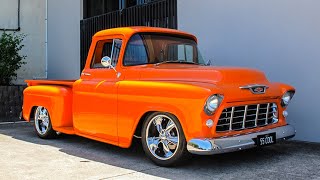 1955 Chevrolet 3100 Stepside Pickup Truck Restoration Project