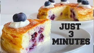 Blueberry Yogurt Cake HOW TO MAKE BLUEBERRYES YOGURT CAKE IN 3 MINUTES