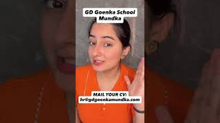 GD Goenka Teacher Vacancy 2026 | PRT TGT PGT Jobs | Apply Now #shorts #teacherjobs #schooljobs