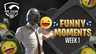 Top Funny Moments Pt. 1 - Week 1 | PMPL SOUTH ASIA Spring 2022