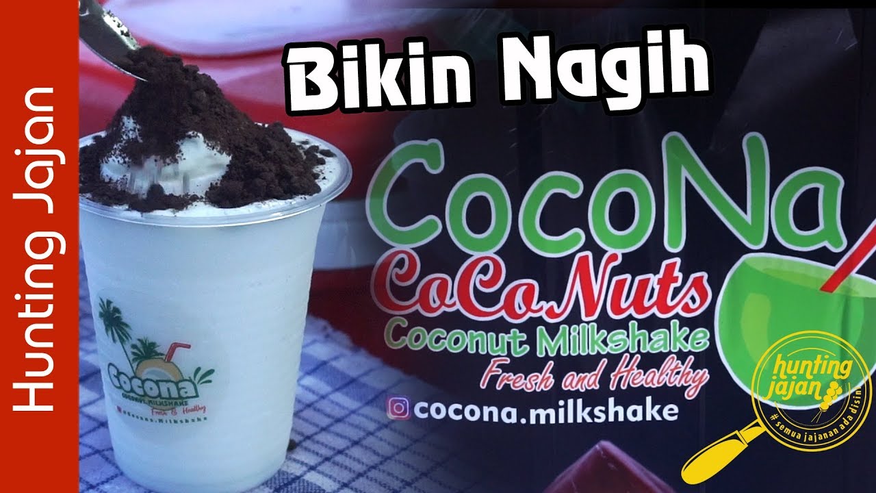 Cara membuat coconut shake