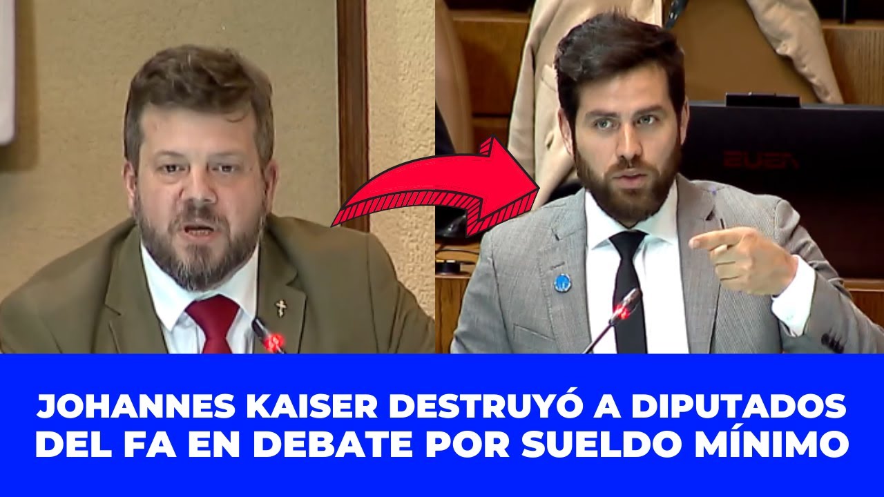 JOHANNES KAISER DESTRUYÓ A DIPUTADOS DEL FRENTE AMPLIO EN DISCUSIÓN DE SUELDO MÍNIMO