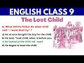 THE LOST CHILD MCQs With Answer For First Term English Class 9 Moments mp3