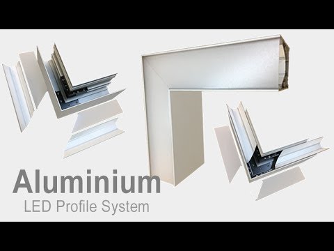 Video: Profil Aluminium Untuk Jalur LED: Pemasangan Profil Untuk LED, Luminer Linier Dari Profil, Hitam Overhead Dan Jenis Lain