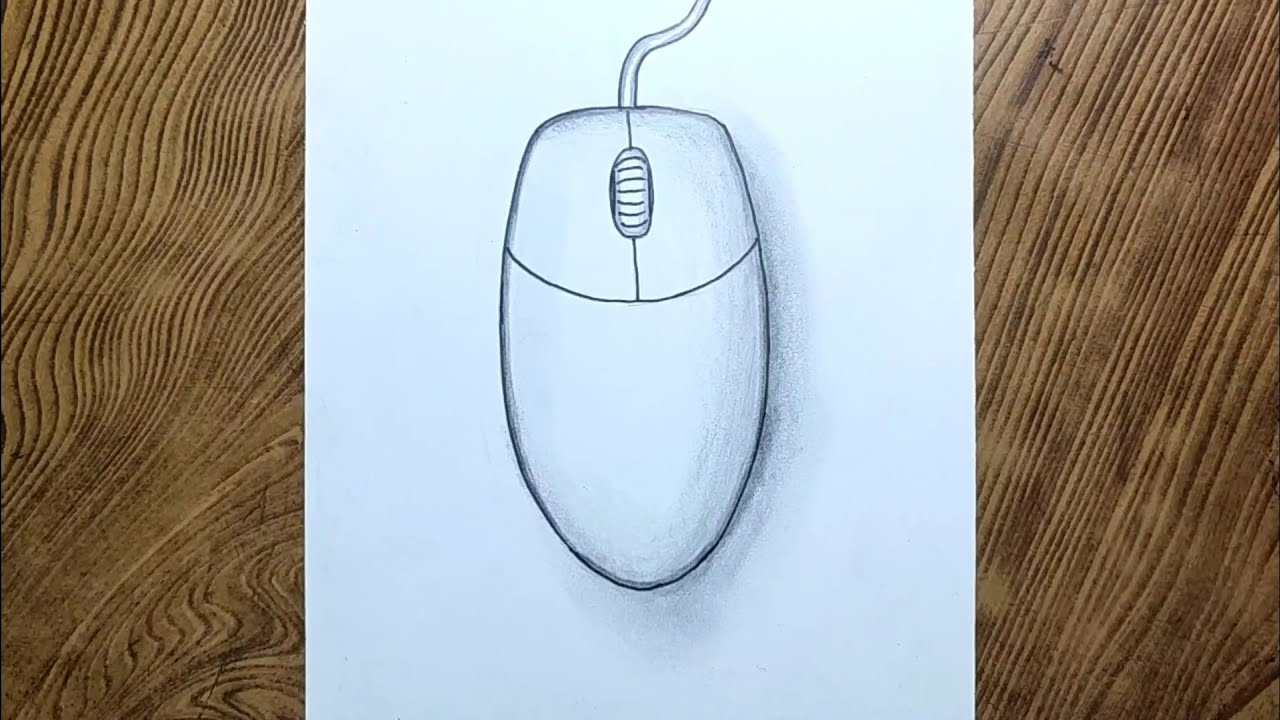 Computer mouse Doodle style  Stock Illustration 19722261  PIXTA