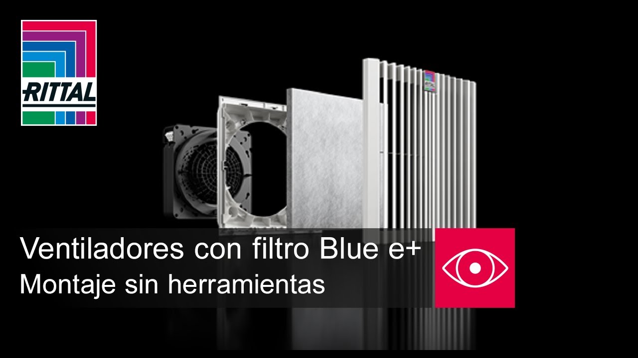 Filtro Rittal Ventiladores con filtro Blue e+ - Montaje sin herramientas | Rittal ES ...