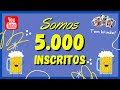 CHEGAMOS 5.000 INSCRITOS EM NOSSO CANAL NO YOUTUBE E QUEM GANHA É VOCÊ!!! SERÁ QUE FOI PREMIADO?