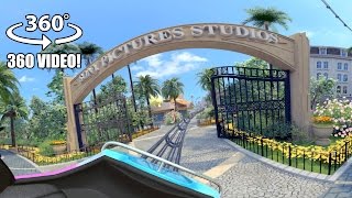 AWESOME Motiongate Dubai Theme Park 360 Degree Roller Coaster Tour!