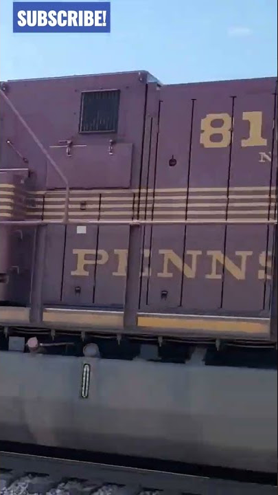 NS 8102 Pennsylvania RR & NS 8025 Monongahela Heritage Units On The BNSF Emporia Sub!