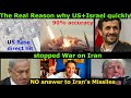 The Reason why US+Israel were SO Quick to stop attacking Iran. They had NO answer to Iran's Missiles