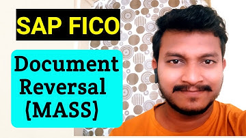 How to Reverse Document in sap FICO telugu | Document Reversal & Mass Reversal