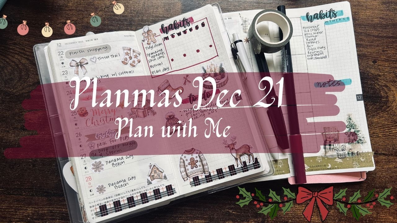 PLANMAS, день 21 | Планируем вместе | Hobonichi Weeks | Планы формата A6 от Just Scribble