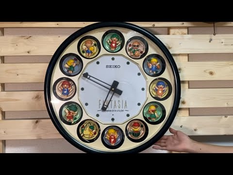 前期型】RE540M SEIKO FANTASIA からくり時計 - YouTube
