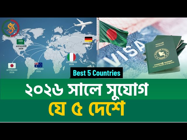 ২০২৬ সালে বাংলাদেশিদের জন্য সেরা ৫ দেশ | Visa Restriction এর মাঝেও যেসব দেশে সুযোগ আছে