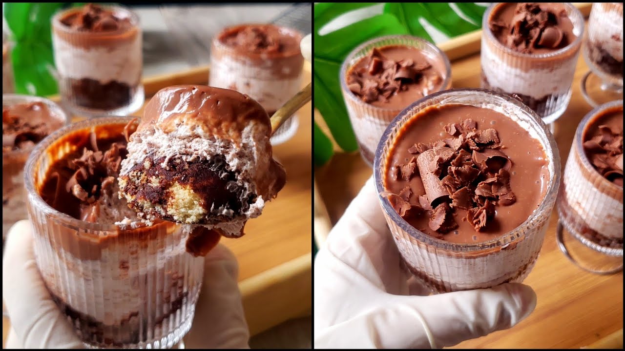 حلى بارد حلى الكاسات طعم خُورافي حلى صيفي ب إمتياز 🤤👍🏻 #حلي_سريع #حلى_سهل