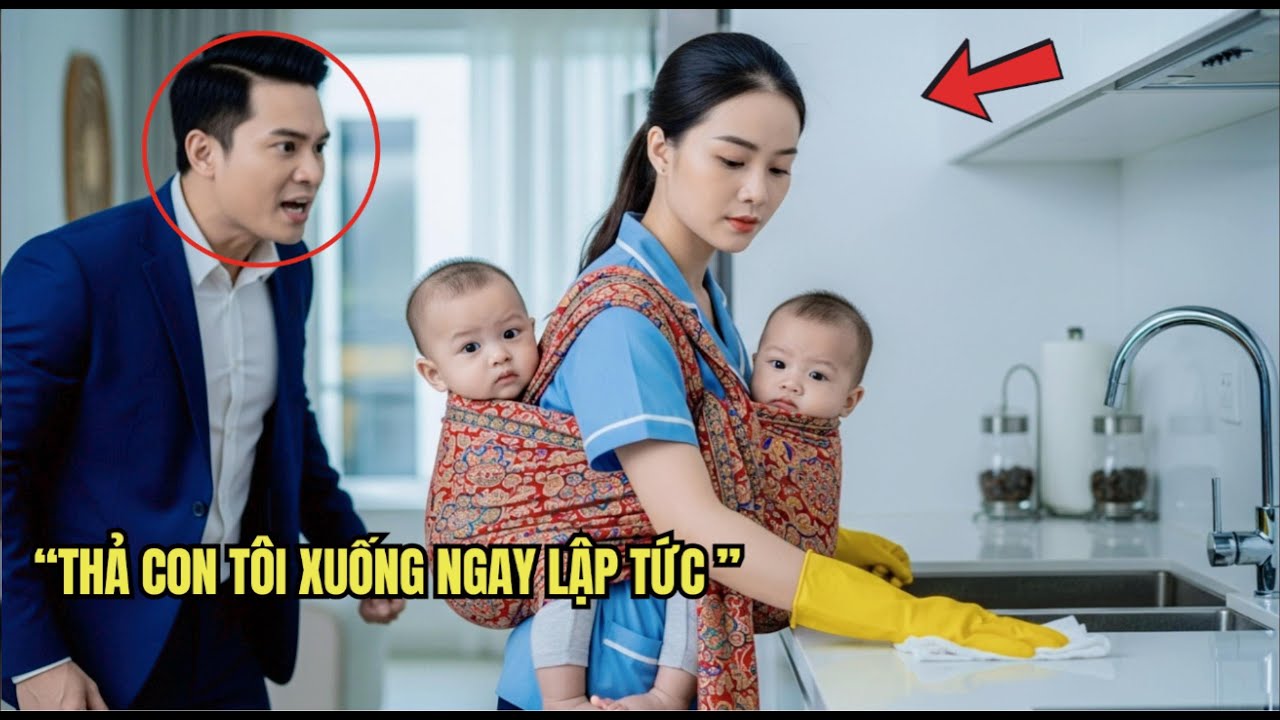 Tỷ phú phát hiện người giúp việc địu cặp song sinh – Sự thật gây chấn động!