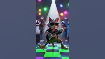 "Cute Cat Dancing Video: Best Funny Cat Moves Compilation" 🎸 (Animated Short)"