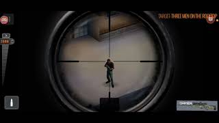 Sniper 3D assassin - shoot to kill -- TARGET : THEE MEN ON THE ROOFTOP. screenshot 3