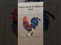 Autumn Cross Stitch- Stitching a Souvenir from Paris #shorts #viral