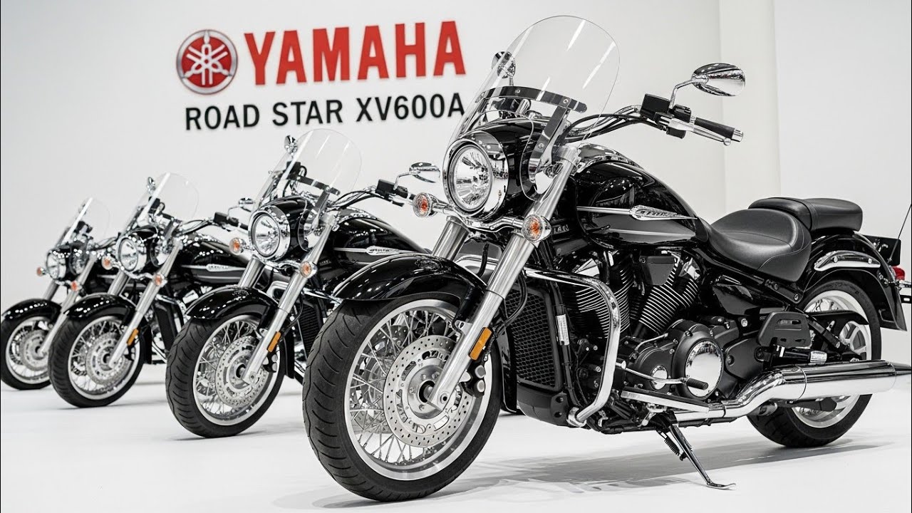 Yamaha Road Star XV1600A 2026 | Первый взгляд на этот мощный круизер с V-образным двухцилиндровым...