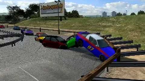 LFS Bangers Massive Crash