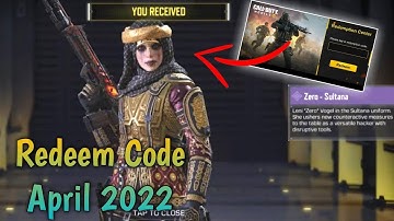 April 2022 Redeem Code Codm | Today Redeem Code Codm | New Redeem Code Codm | Codm Codes 2022
