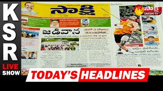 Ksr Live Show Todays Newspaper Headlines 31 August 2021 Sakshi Tv