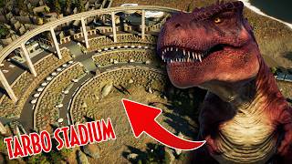 TARBOSAURUS STADIUM (And The MAZE To Get There) | Jurassic World Evolution 2