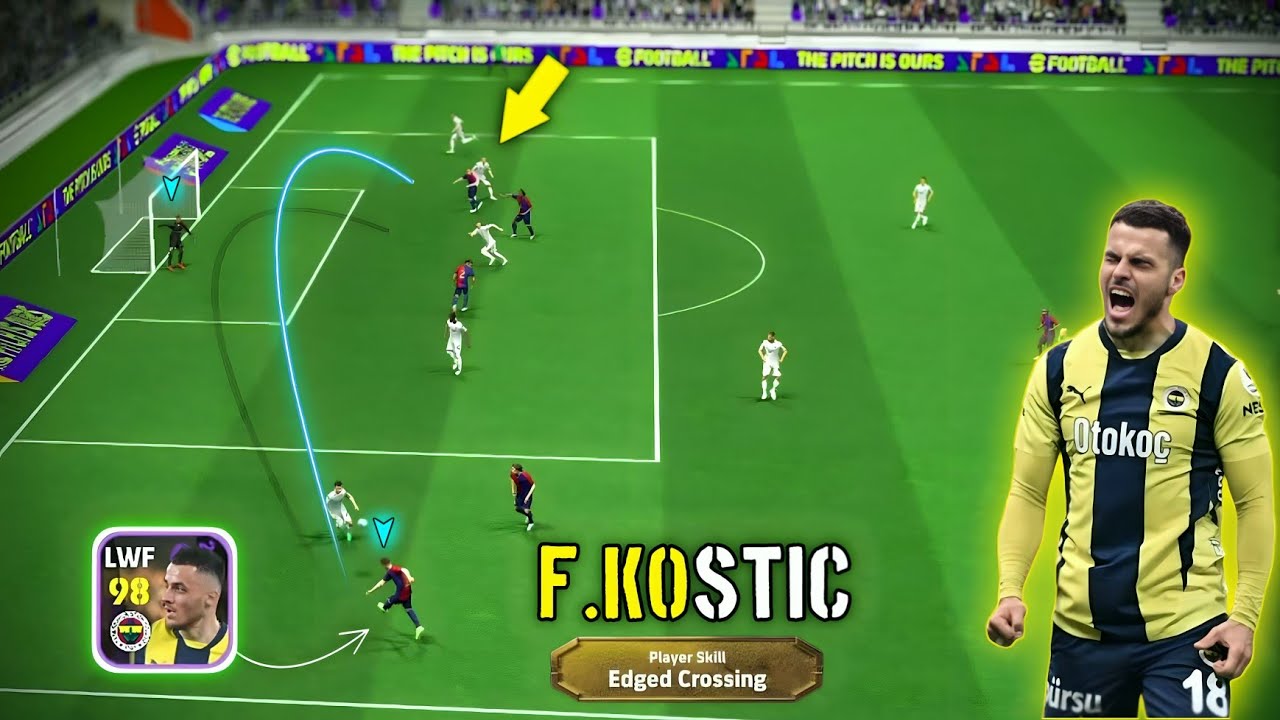 FLIP KOSTIC💀| IS HE STILL GOAT FOR CROSSING ? EFOOTBALL 2025 💥👍
