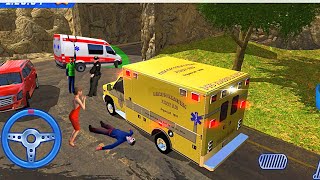 긴급 구급차 구조 🚑👮 BEST 2021 자동차 시뮬레이터 게임 Android/IOS 게임 플레이 screenshot 2