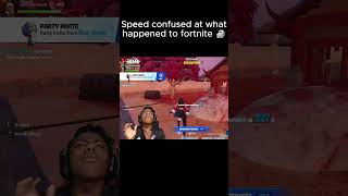 Speed confused at the new Fortnite update...