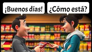 40 Minutes of Spanish Conversations at the Convenience Store | 11 Real-Life Dialogues (A1-A2) screenshot 4