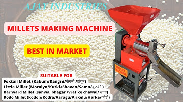 Millet Making machine | M 09423123023 | Millet Processing M/c | Millet Machine | Kodo Foxtail कुटकी