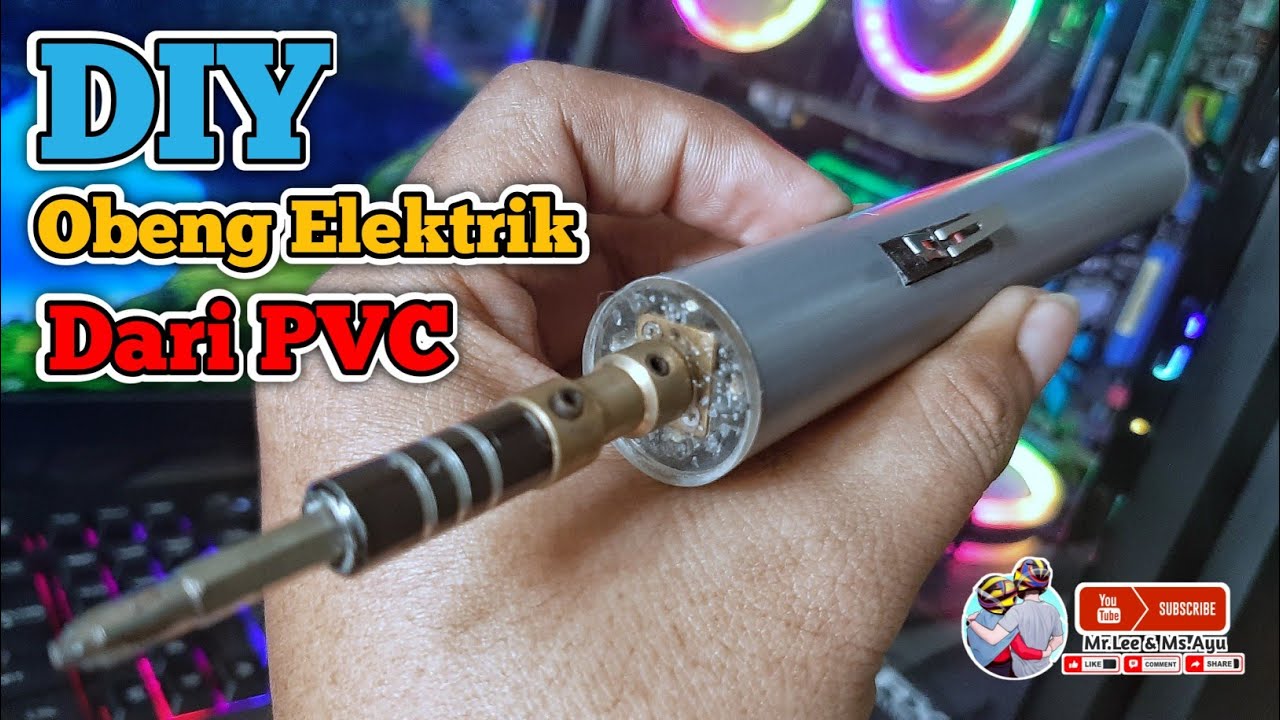 Membuat Obeng HP Elektrik Dari Pipa PVC