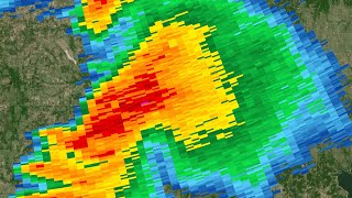 2024 Marietta, Oklahoma Supercell Radar Loop
