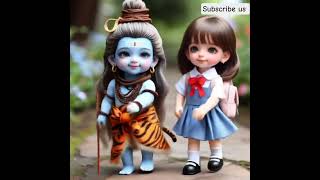 Cute Baby Shiva & Parvathi Dance