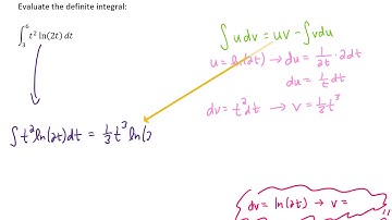 Evaluate the definite integral int_3^6 (t^2 ln(2t) dt)