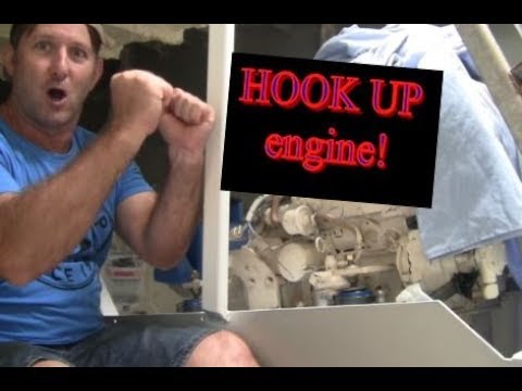 Building my steel sailing yacht Ep.11 Engine setup DONE! + insulation (part 3)