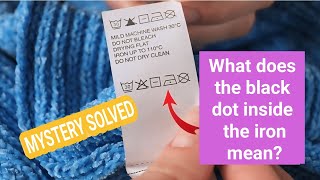 Turns Out The Dots Inside The Iron Symbol On Clothing Tags Have A Meaning