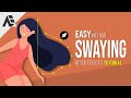 After Effects Tutorial: Easy Swaying Wave (Simple Method)