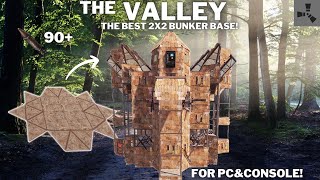 THE VALLEY•2x2 BUNKER•DUO/TRIO/SMALL GROUP BASE DESIGN•CHEAP•MINI CHINA WALL•WIDEGAP• RUSTBASE 2024