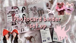 glitt log binder tour and storing photo cards