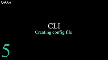 CLI | Creating config file