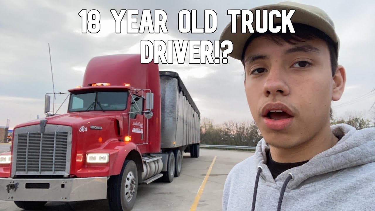 DAY IN A LIFE OF AN 18 YEAR OLD TRUCK DRIVER | Vlog - YouTube