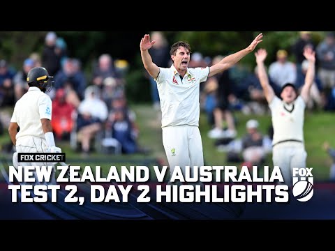New Zealand v Australia - Second Test, Day 2 Full Match Highlights I 08/03/24 I Fox Cricket