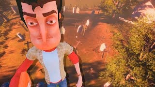 Visitando El Cementerio Y Descubriendo Quienes Somos  | Hello Neighbor ( Easter Egg / Secreto )