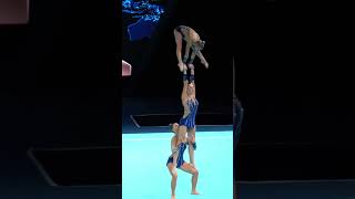 Perfect Balance in Female Acrobatics 💯