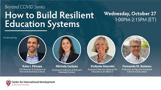 Beyond COVID: How to Build Resilient Education Systems