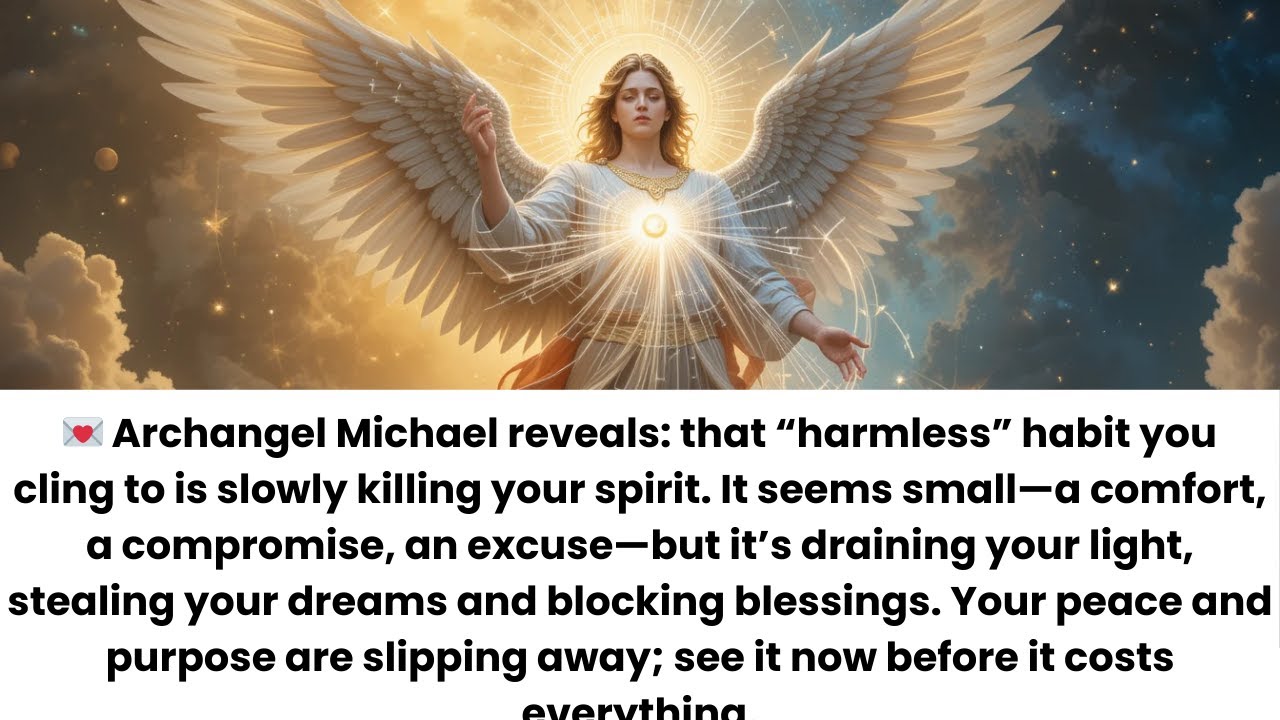 💌 Archangel Michael reveals, this habit you think is harmless is killing your spirit